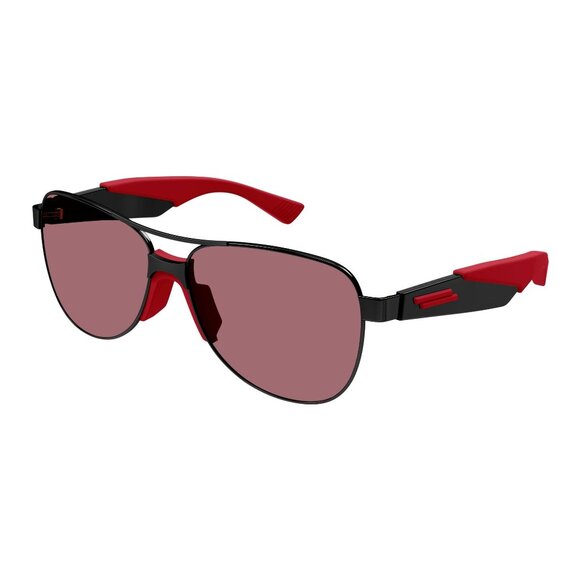 NEW  BOTTEGA VENETA SUNGLASSES RED MEN EYEWEAR BOTTEGA VENETA BV1231S 004 - Picture 1 of 3